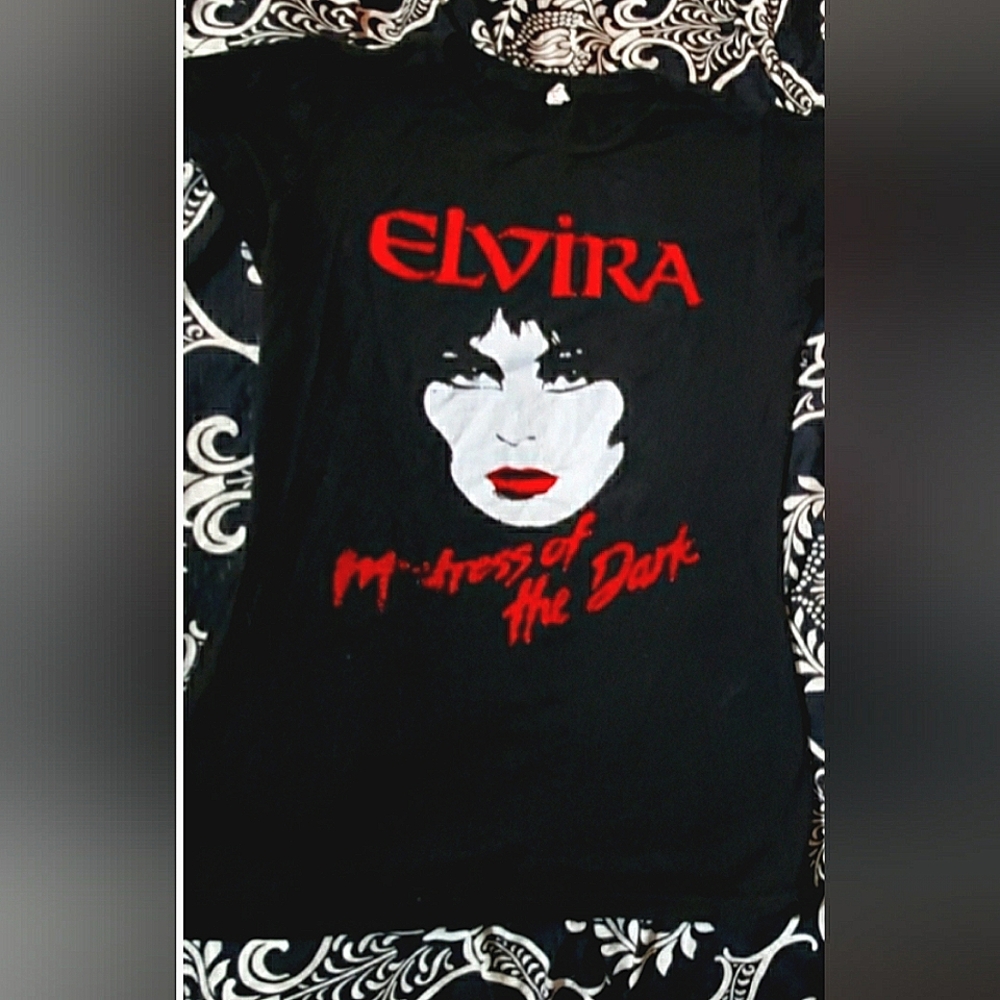 Vintage *ELVIRA Mistress of the Dark* Baby Tee